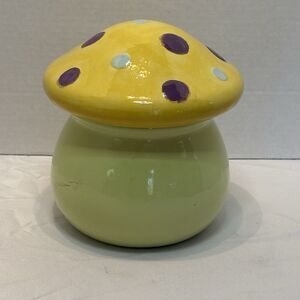 Strawberry Street Ceramic Mushroom Canister